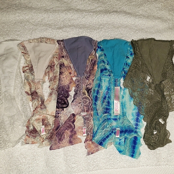 Victoria Secret Pink Thong Panties Bundle, Medium - Picture 13 of 13